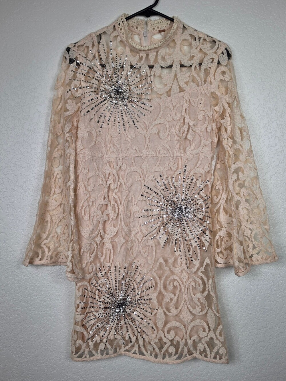 Free People $250 New Years NYE Size 2 Sequin Dress